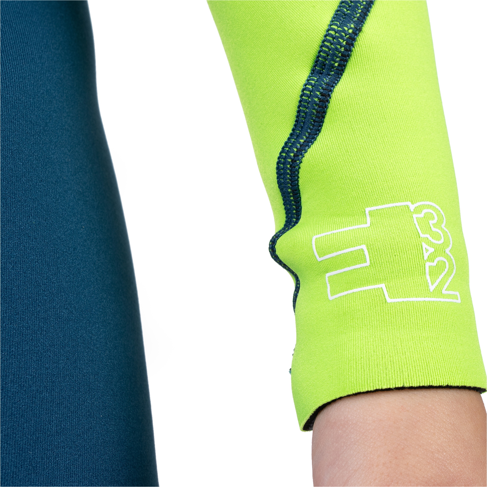 2025 Gul Junior Response Echo 3/2mm Borst Ritssluiting Wetsuit RE1329/C2 - Navy / Sulphur